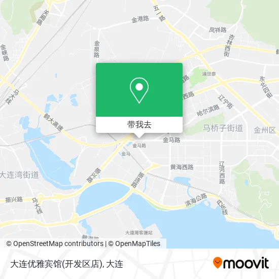 大连优雅宾馆(开发区店)地图