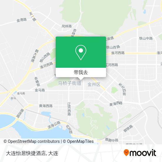 大连怡居快捷酒店地图