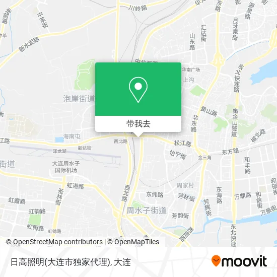 日高照明(大连市独家代理)地图