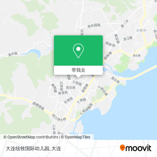 大连纽牧国际幼儿园地图