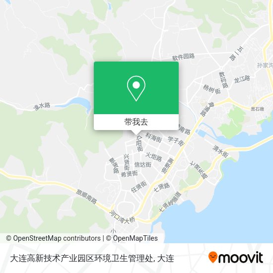大连高新技术产业园区环境卫生管理处地图