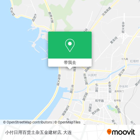 小付日用百货土杂五金建材店地图