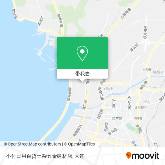 小付日用百货土杂五金建材店地图