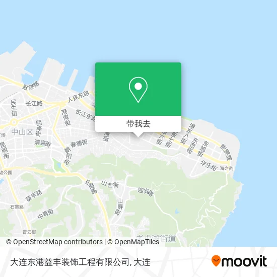大连东港益丰装饰工程有限公司地图