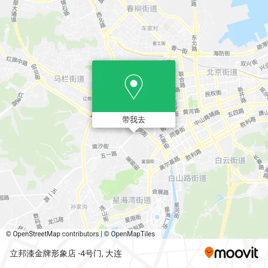 立邦漆金牌形象店 -4号门地图