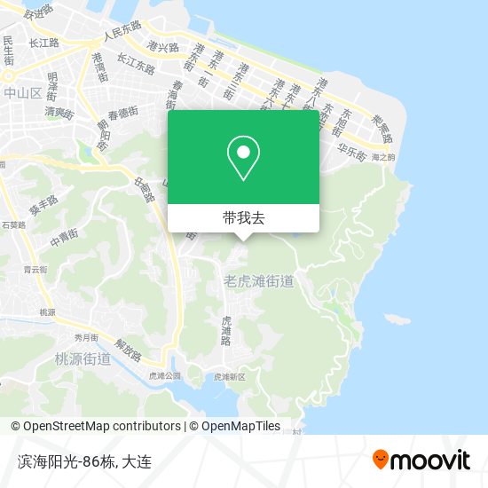 滨海阳光-86栋地图