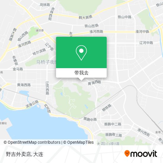 野吉外卖店地图
