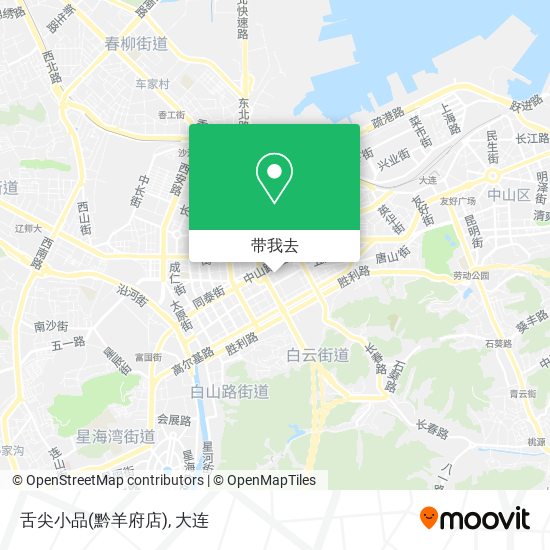 舌尖小品(黔羊府店)地图