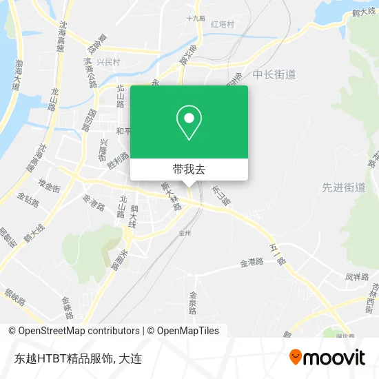 东越HTBT精品服饰地图