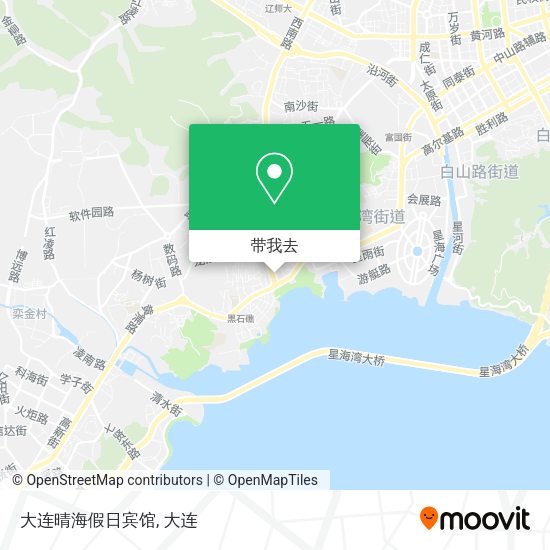 大连晴海假日宾馆地图