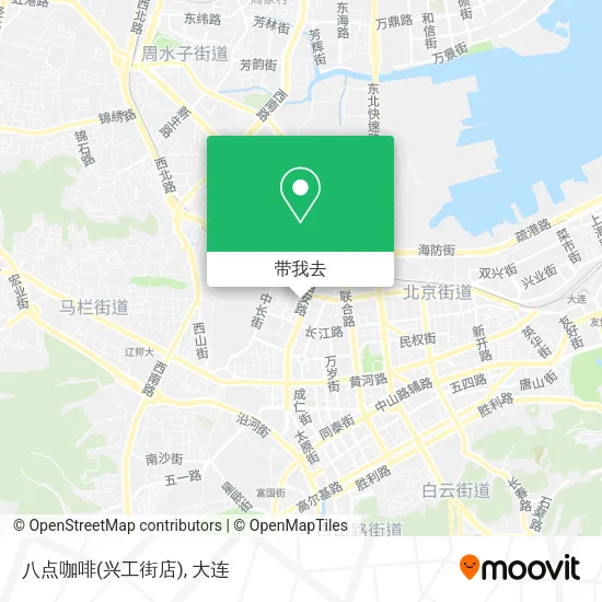 八点咖啡(兴工街店)地图