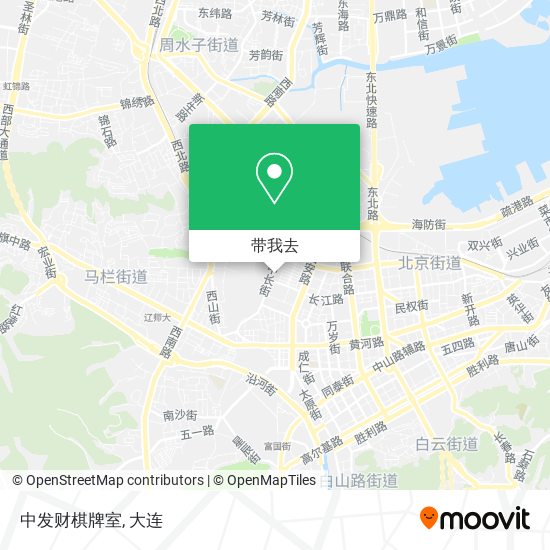 中发财棋牌室地图