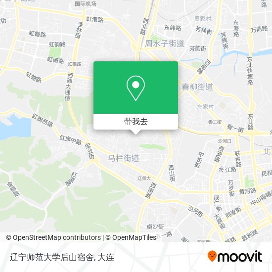 辽宁师范大学后山宿舍地图