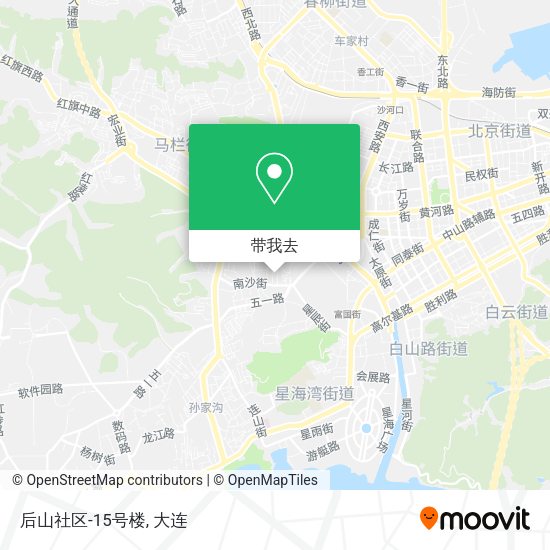 后山社区-15号楼地图