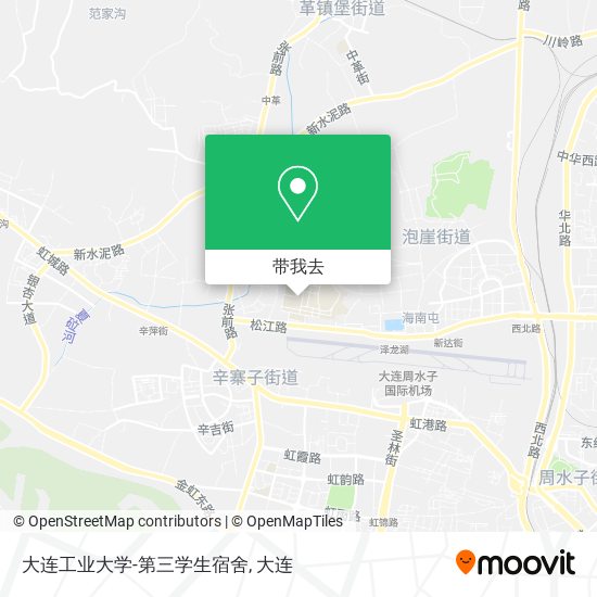 大连工业大学-第三学生宿舍地图