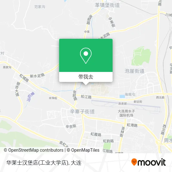 华莱士汉堡店(工业大学店)地图