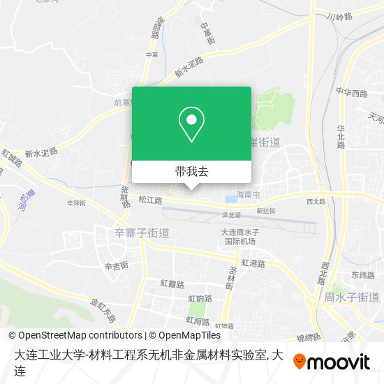 大连工业大学-材料工程系无机非金属材料实验室地图