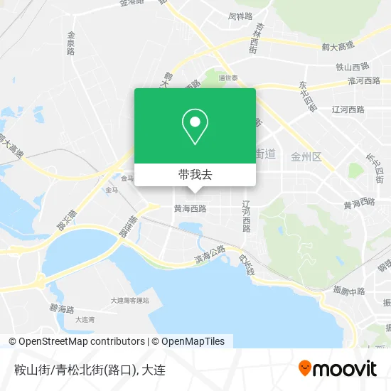 鞍山街/青松北街(路口)地图