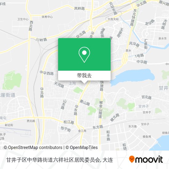 甘井子区中华路街道六祥社区居民委员会地图
