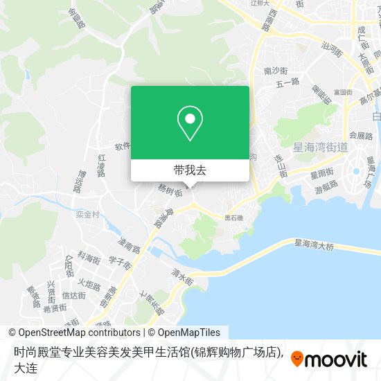 时尚殿堂专业美容美发美甲生活馆(锦辉购物广场店)地图