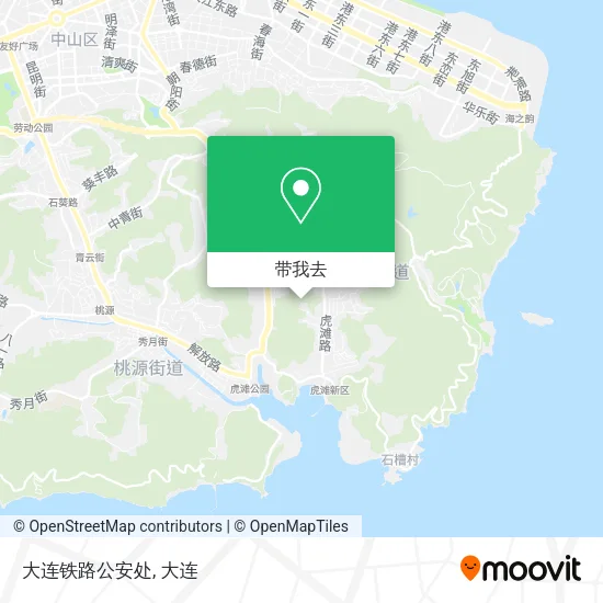 大连铁路公安处地图