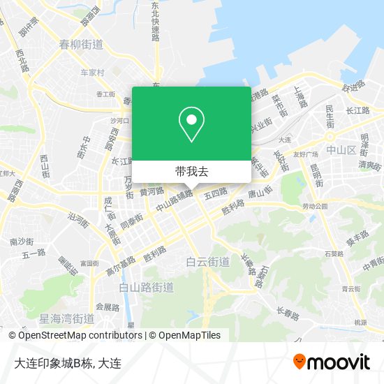 大连印象城B栋地图