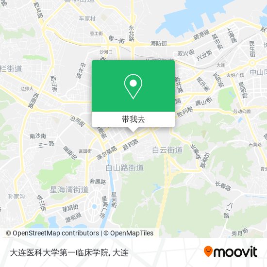 大连医科大学第一临床学院地图