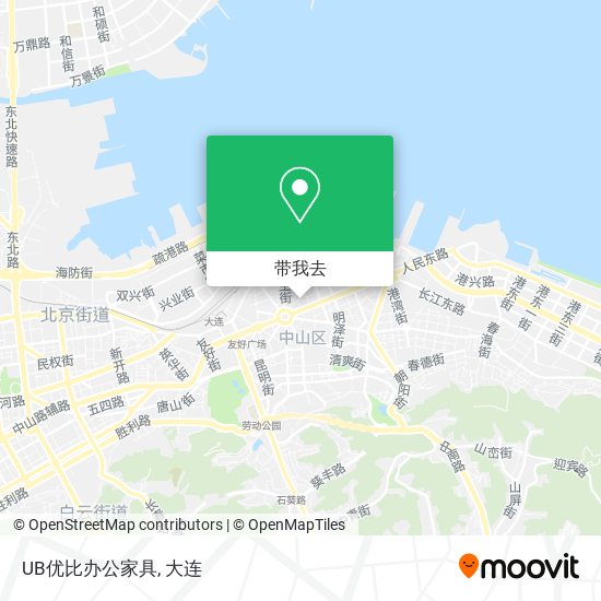 UB优比办公家具地图