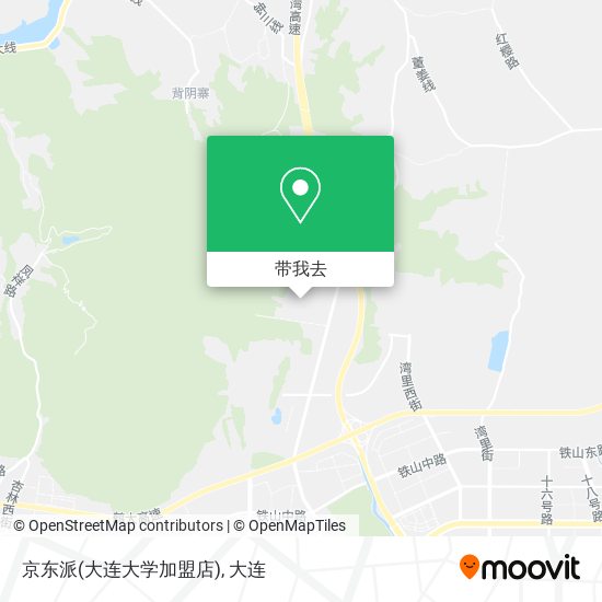 京东派(大连大学加盟店)地图