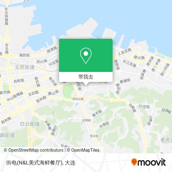 街电(N&L美式海鲜餐厅)地图