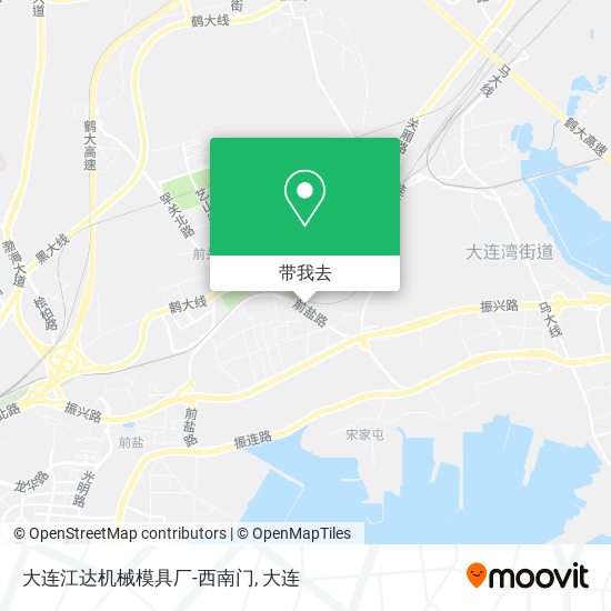 大连江达机械模具厂-西南门地图