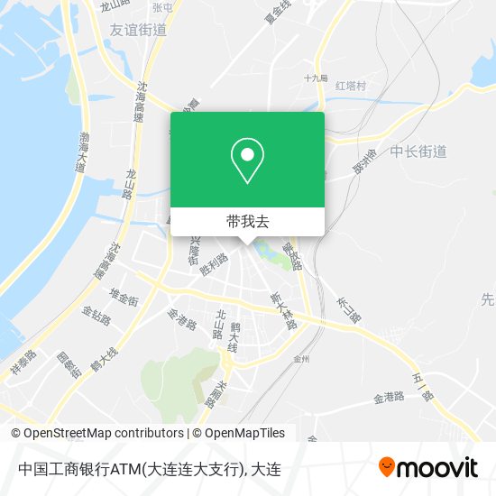 中国工商银行ATM(大连连大支行)地图