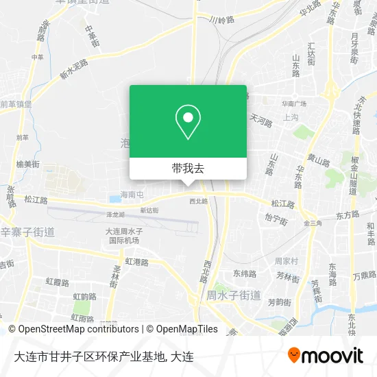 大连市甘井子区环保产业基地地图
