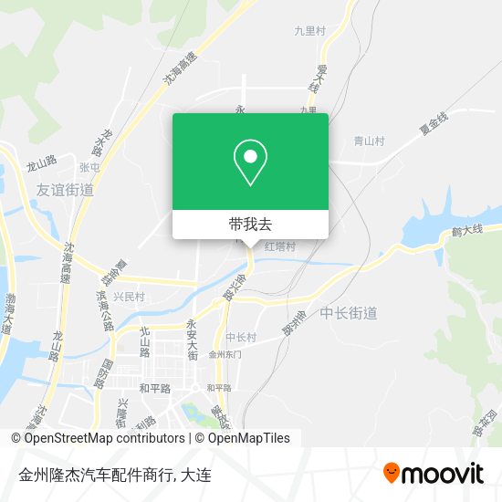 金州隆杰汽车配件商行地图