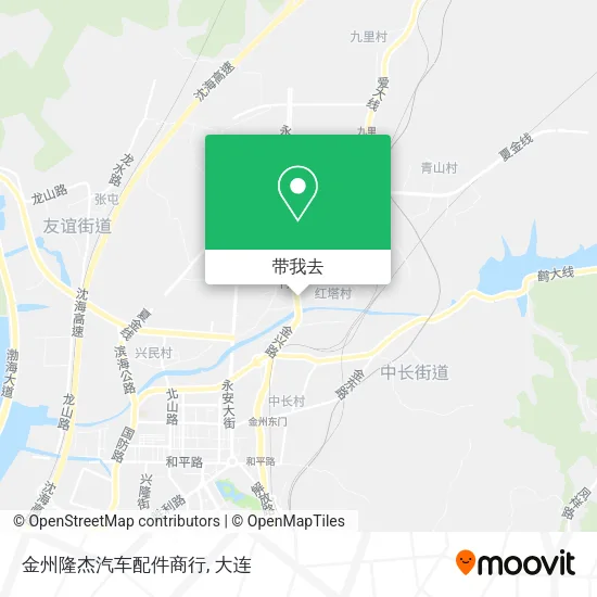 金州隆杰汽车配件商行地图
