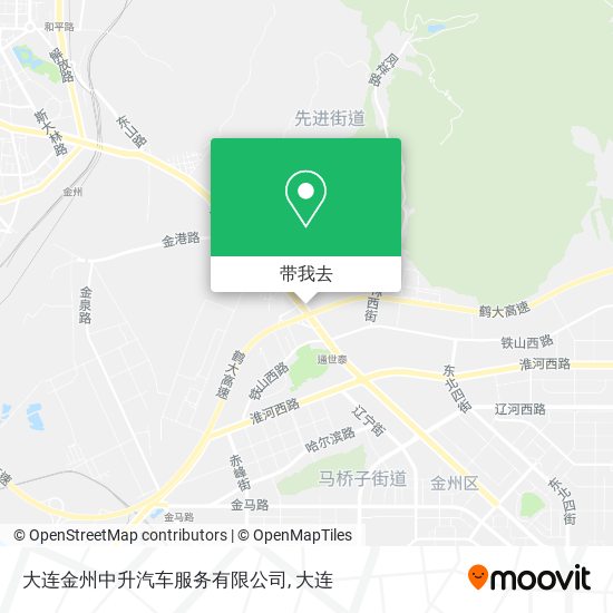 大连金州中升汽车服务有限公司地图