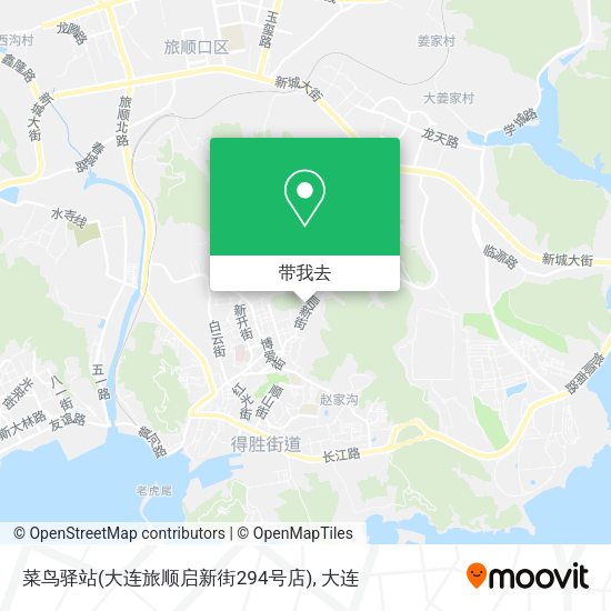 菜鸟驿站(大连旅顺启新街294号店)地图