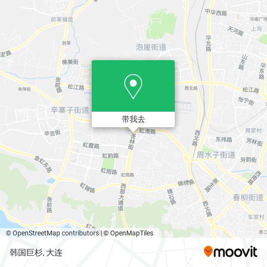 韩国巨杉地图