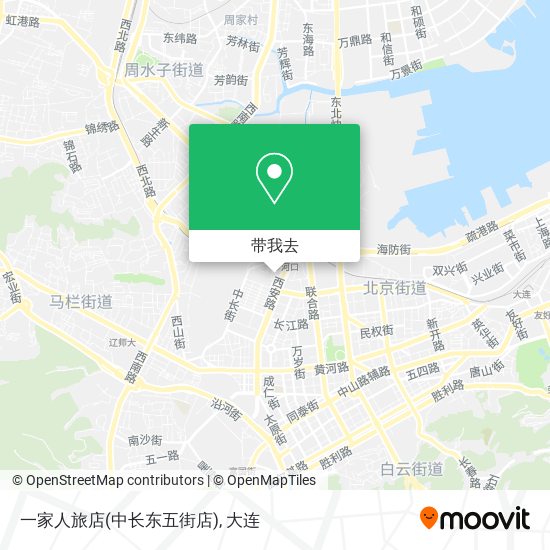 一家人旅店(中长东五街店)地图