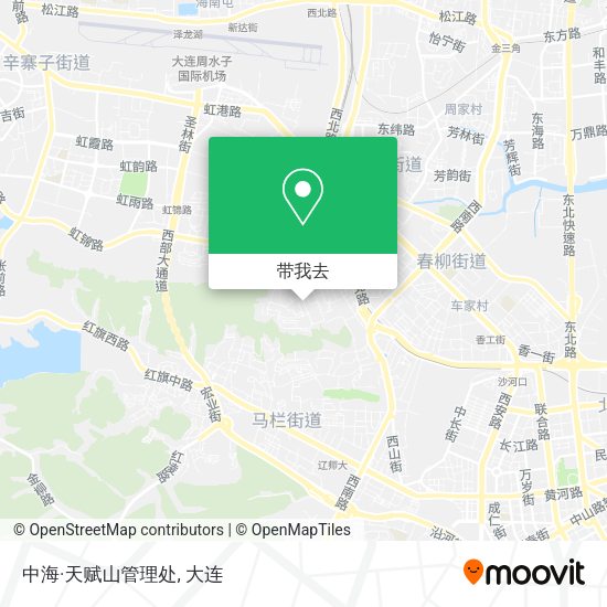 中海·天赋山管理处地图