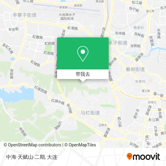 中海·天赋山-二期地图