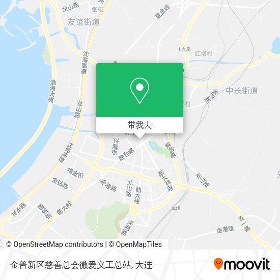 金普新区慈善总会微爱义工总站地图