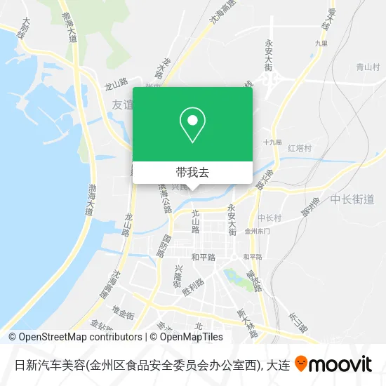 日新汽车美容(金州区食品安全委员会办公室西)地图