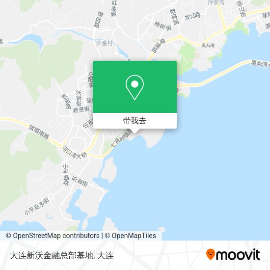 大连新沃金融总部基地地图