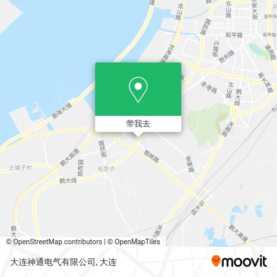 大连神通电气有限公司地图