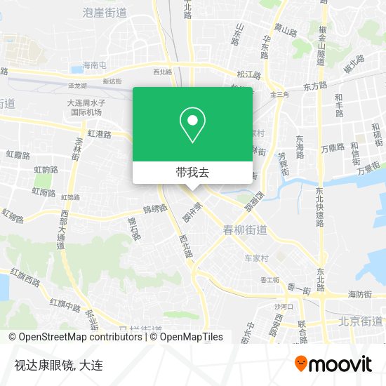 视达康眼镜地图