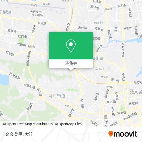 金金美甲地图