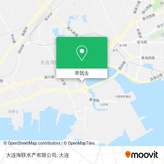 大连海联水产有限公司地图