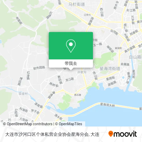 大连市沙河口区个体私营企业协会星海分会地图