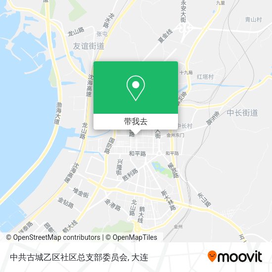 中共古城乙区社区总支部委员会地图